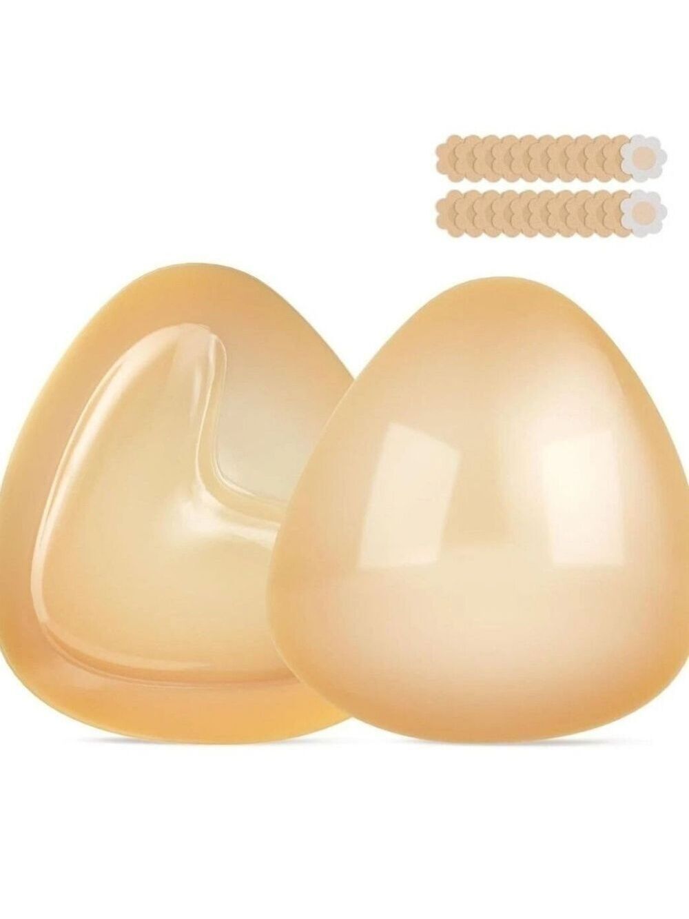 Double Sided Sticky Bra Inserts, Reusable Push Up Adhesive Pads with Pad…